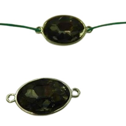 zamak charm CA-4834- Black Diamond