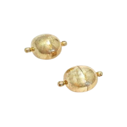 Magnetic Clasps - Zamak -Gold -MG1 - 8mm