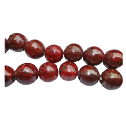 Ceramic Beads - 21mm (Dark Red)