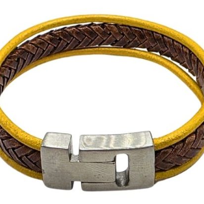 Combination Leather Bracelet - Style 207
