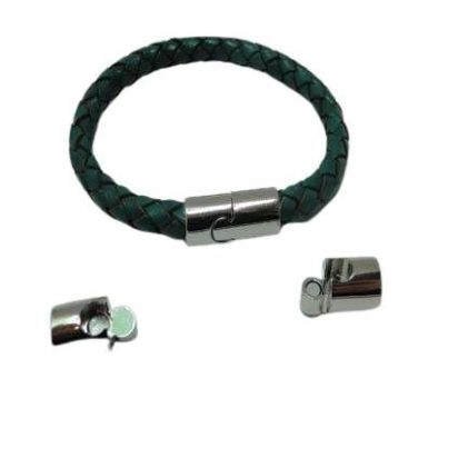 Zamak Magnetic Clasp: MGL-323 6mm (Steel)