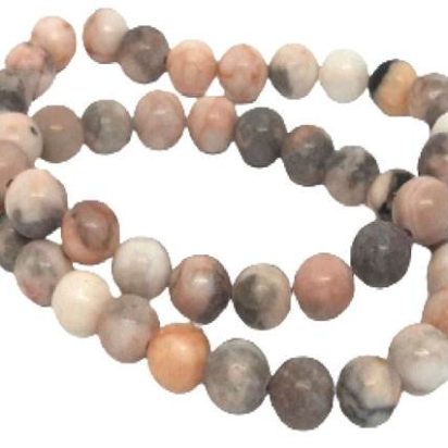 Pink Zebra Jasper (6mm)