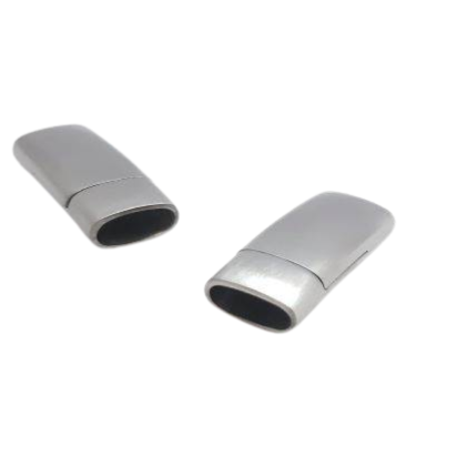 Stainless Steel Magnetic Clasp: MGST-258 10*5mm (Steel Matt)