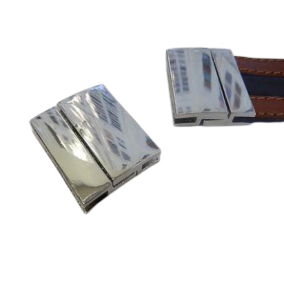 Zamak magnetic clasp: ZAML-70 10x2.5mm (Steel)
