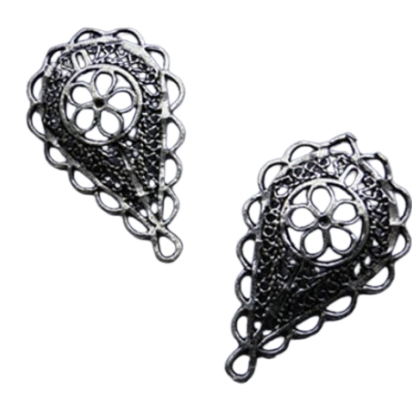 Silver Plated Beads - Design number 11068