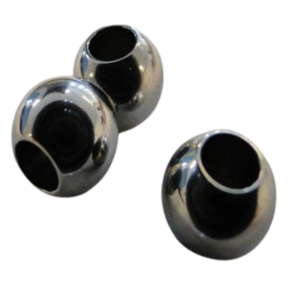 Stainless steel part for round leather: SSP-35 5mm (Steel)