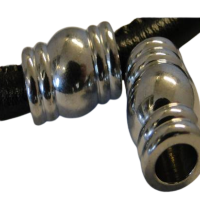 Stainless steel part for leather: SSP-184 6mm (Steel)