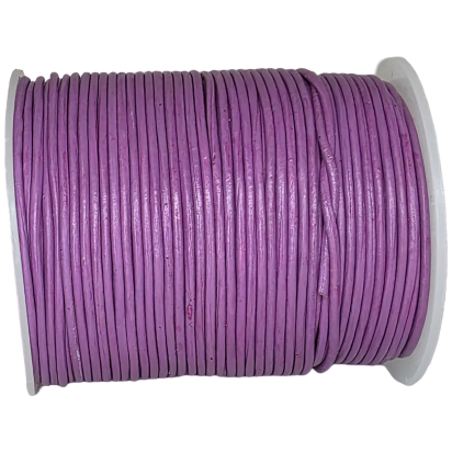 Round Leather Cord -1mm- Midnight purple