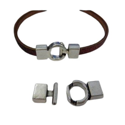 Zamak hook Clasp: MGL50 6*3mm (Steel)