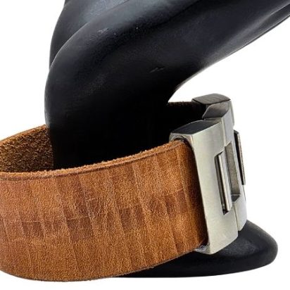 Plain Flat Leather Bracelet - Style 312
