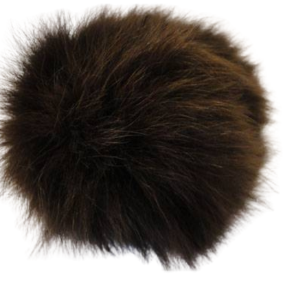 Fox Fur-Dark Brown -14cms