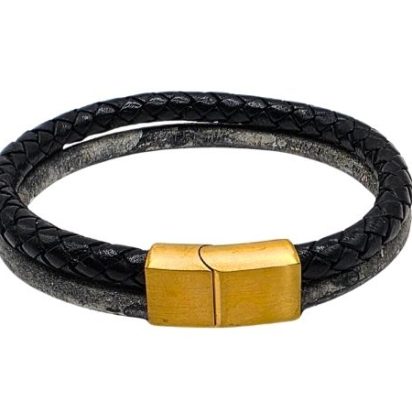 Combination Leather Bracelet - Style 194
