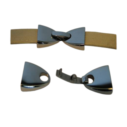 Stainless Steel Snap Lock Clasp: MGST 110 10*2,5mm (Steel)