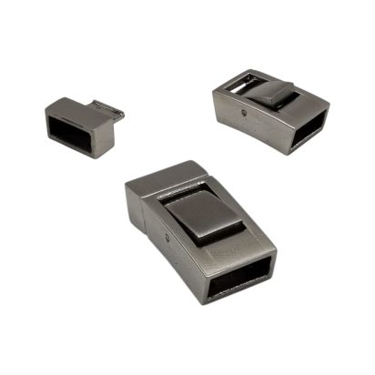 Stainless Steel Magnetic clasps: MGST-199 10*4mm (Steel)