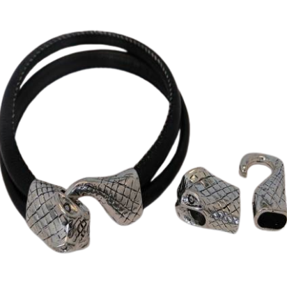 Zamak hook clasps: ZAML-74 10*6mm (Steel)