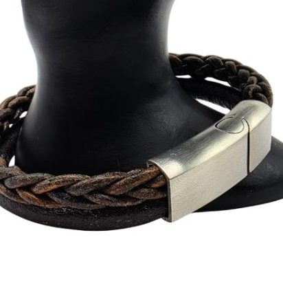 Combination Leather Bracelet - Style 188