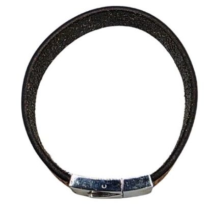 Plain Flat Leather Bracelet - Style 288
