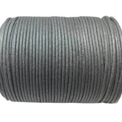 Wax Cotton Cords - 0,5mm - medium grey