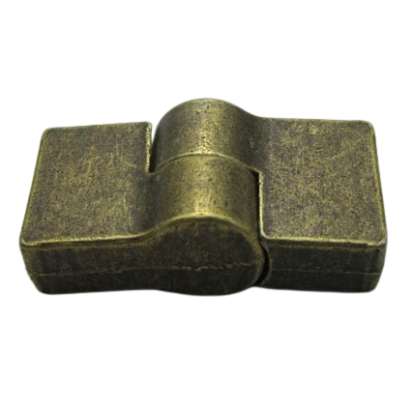 Zamak magnetic clasp: ZAML-30 10*3mm (Antique gold)