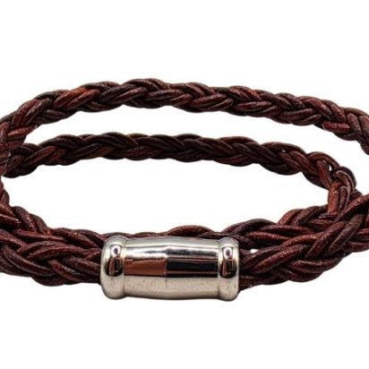 Hawaii Bolo Braided Leather Bracelet - Style 518