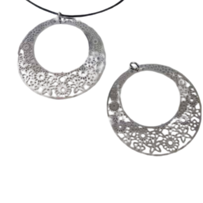 Stainless Steel Pendant: SSP-566 51mm (Steel)