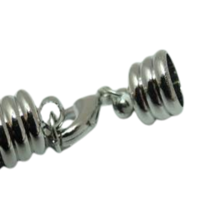 Zamak Lobster Claw Clasp: MGL-283 6mm (steel)
