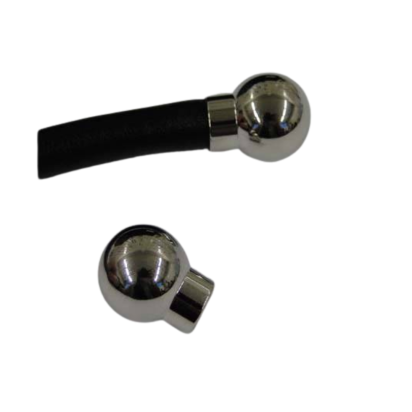 Stainless steel part for leather: SSP 396 8MM (Steel)