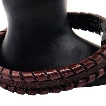 Bruges Braided Leather Bracelet - Style 254