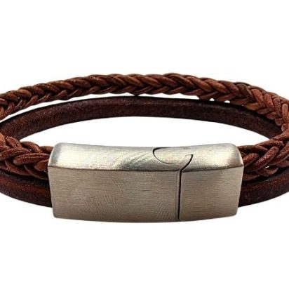 Combination Leather Bracelet - Style 186