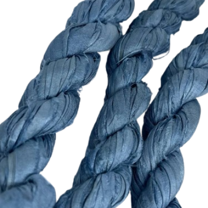 Sari Silk - Blue Slate - 905