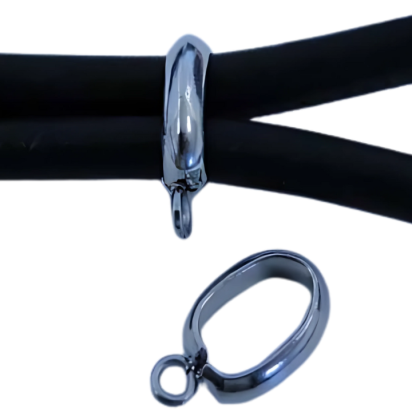 Stainless steel part for leather: SSP-448 11*7mm (Steel)