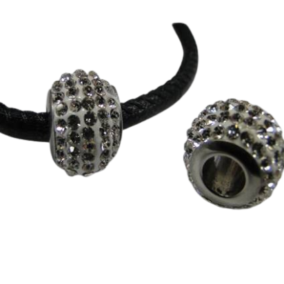 Stainless steel part for round leather: SSP-357 5mm (steel)