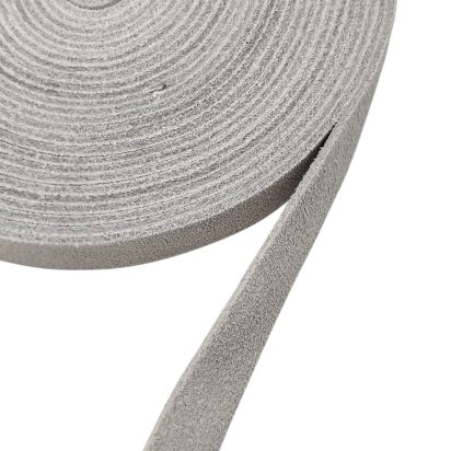 Real Suede Cords-10mm-Light Grey