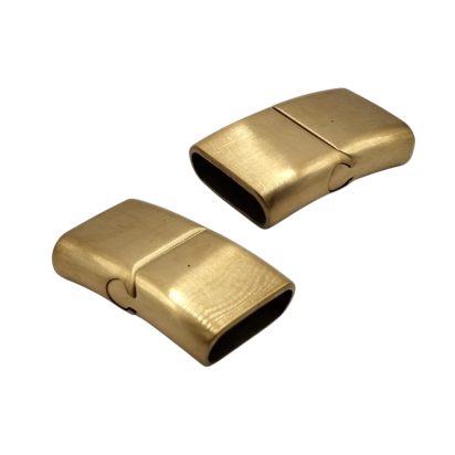 Stainless Steel Magnetic Clasp: MGST-32 18*5mm (Gold)