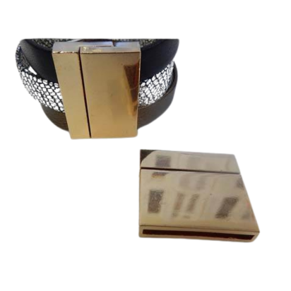 Zamak magnetic claps: MGL148 30*2.5mm (Gold)