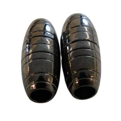 Zamak magnetic clasp: MGL 9 6mm (Black)