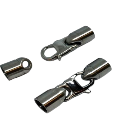 Lobster Claw Clasp: MGST-108 6mm (Steel Matt)