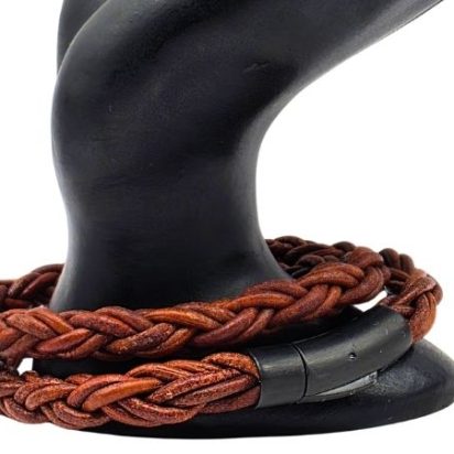 Hawaii Bolo Braided Leather Bracelet - Style 513