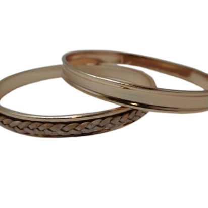 Zamak bracelet blank cuffs: MGL 390 3mm (Rose Gold)
