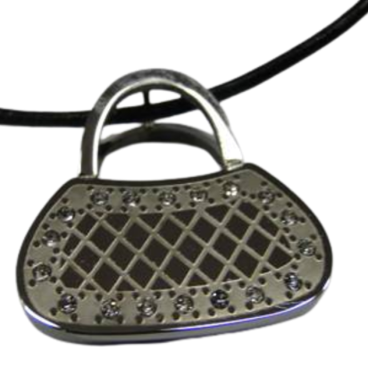 Stainless Steel Pendant: SSP-527 26*30mm (Steel) Bag / Purse