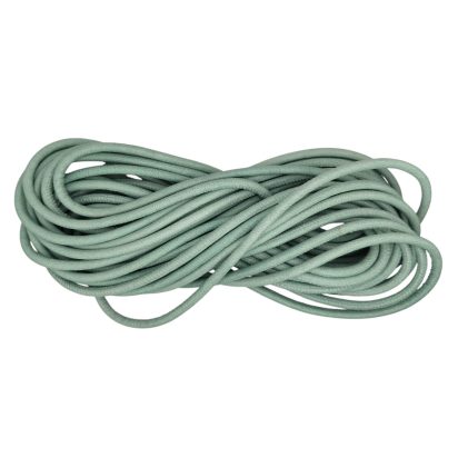 Real Round Nappa Leather Cord - Lagoon 5mm
