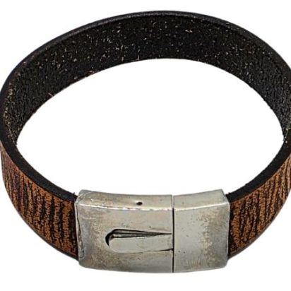 Plain Flat Leather Bracelet - Style 288
