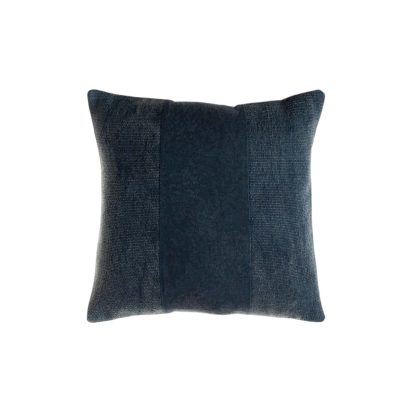 Dark Night Blue Cotton Cushion