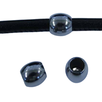 Stainless steel part for round leather: SSP-206 5MM (SteeL)