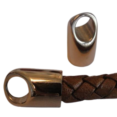 Stainless steel part for leather: SSP 56 6mm (Rose Gold)