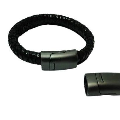 Zamak magnetic claps: MGL-320 10*6.5mm (BLACK MATT)