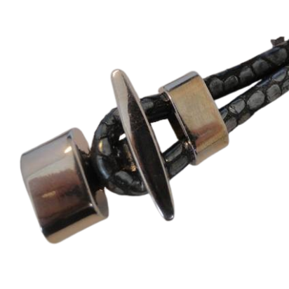 Zamak open hook clasp: ZAML-12 3.5mm (Rose gold)