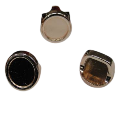 Zamak part for leather: CA-4771 10*7mm (Rose gold)