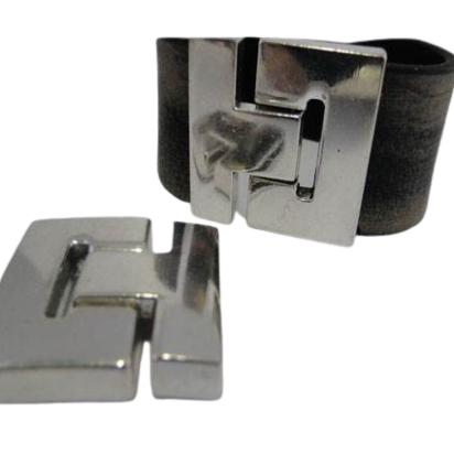 Zamak Snap Lock claps: MGL-311 30x3mm (Antique SILVER)