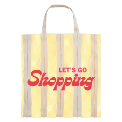 Cotton Tote Bag - Shopping